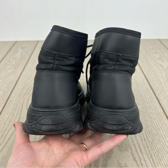 Avalanche Women's Himalaya Lace-up Cold Weather Bootie 9M Black - Picture 6 of 8